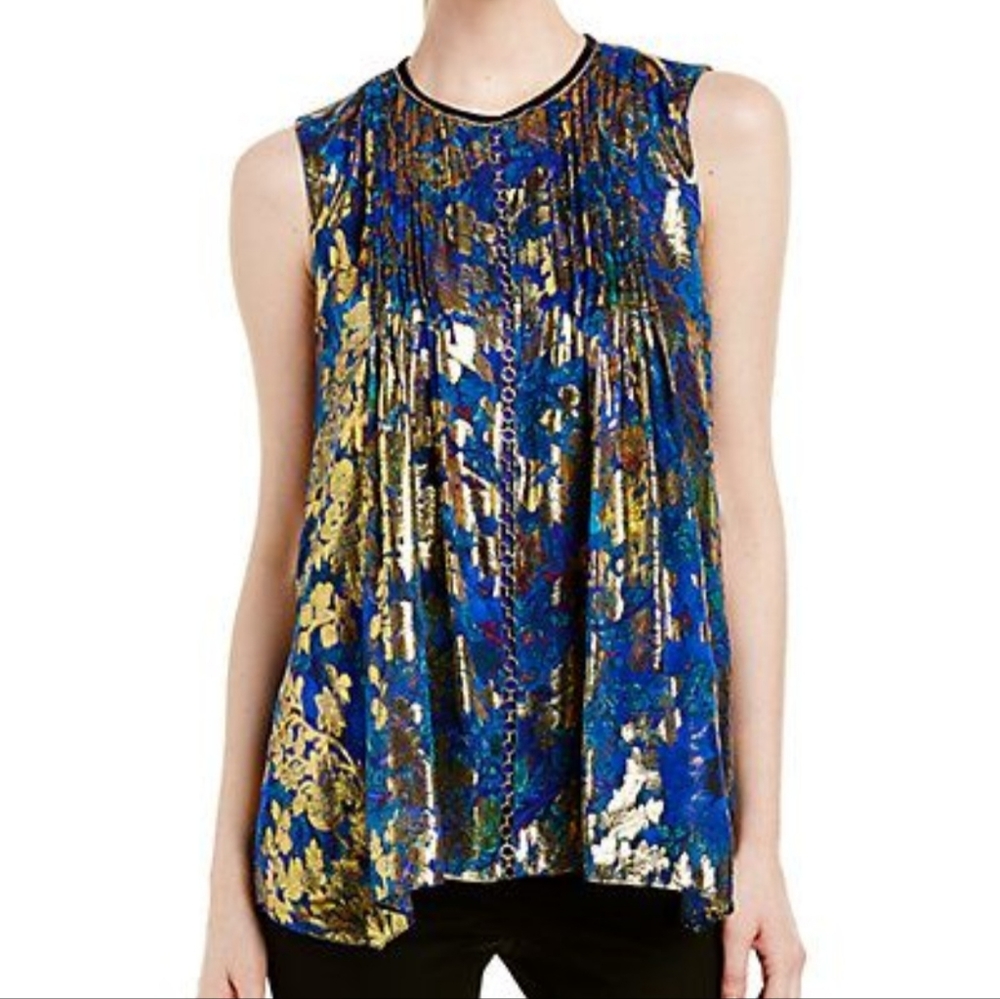 Beautiful Ellie Tahari blouse, size XL